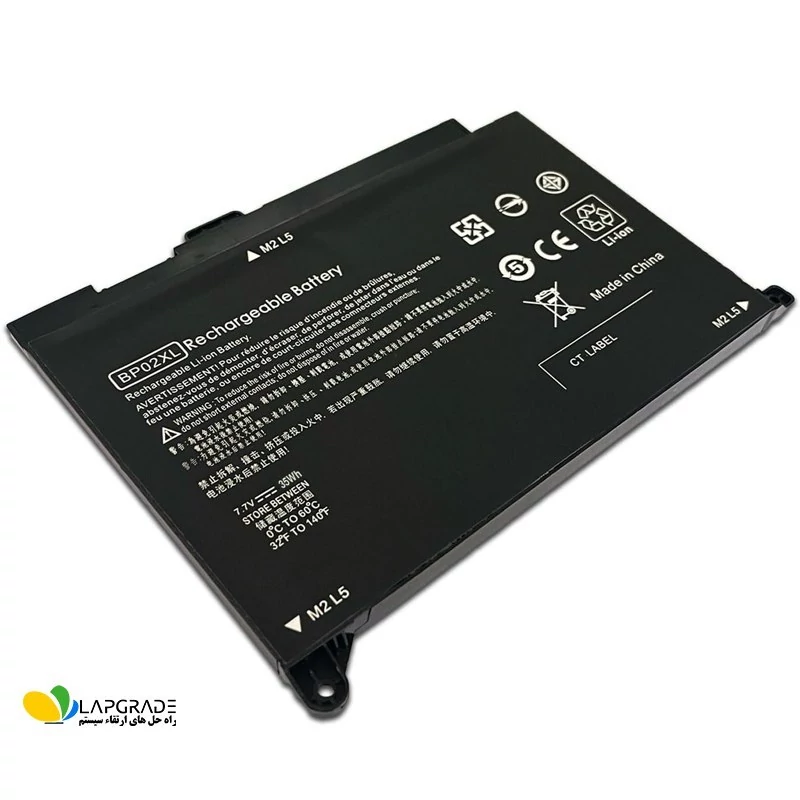 باتری لپ تاپ اچ پی 2 سلولی مدل BP02XL مناسب برای لپ تاپ HP Pavilion 15-AU 15-AW 15T-AW