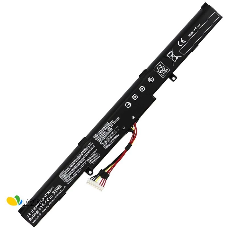 باتری لپ‌تاپ ایسوس 4 سلولی مدل A41N1611 مناسب برای لپ‌تاپ Asus ROG Strix GL553 FX53VD GL753V GL752V