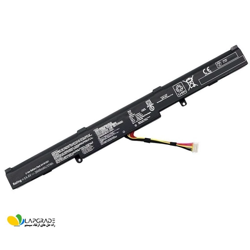 باتری لپ‌تاپ ایسوس 4 سلولی مدل A41N1501 مناسب برای لپ‌تاپ ASUS ROG G752 GL752 N752 N552