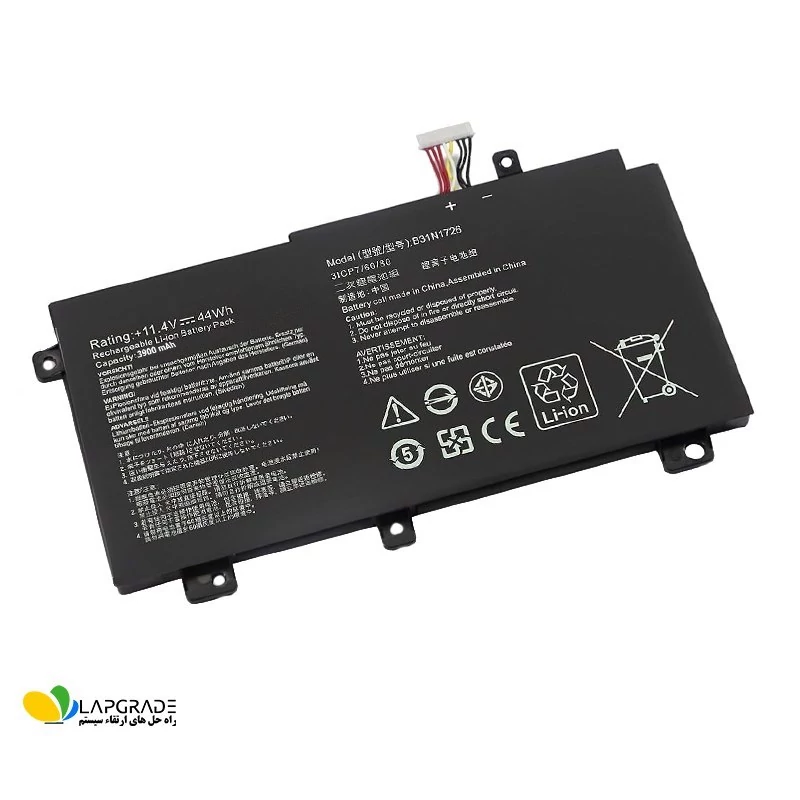 باتری لپ‌تاپ ایسوس 3 سلولی مدل B31N1726 مناسب برای لپ‌تاپ Asus FX80 FX86 TUF FX504 FX505 FA506 FA706
