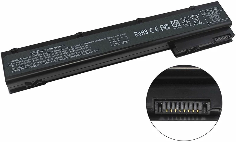 باتری اورجینال لپ تاپ اچ پی HP  8560W VH08