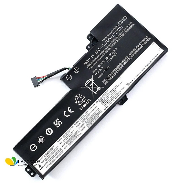 باتری لپتاپ لنوو 3 سلولی مدل 01AV421 مناسب برای لپتاپ Lenovo ThinkPad T470 T480