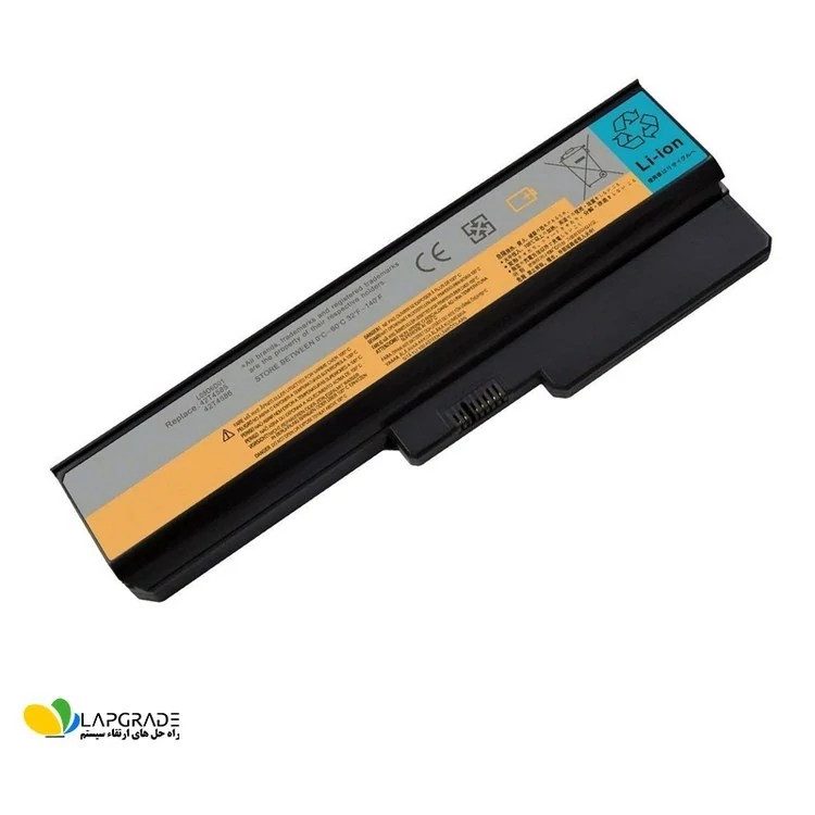 باتری لپتاپ لنوو 6 سلولی مدل L08L6C02 برای لپ تاپ Lenovo 3000 N500 G550 G450 B460 B550 G455 G555