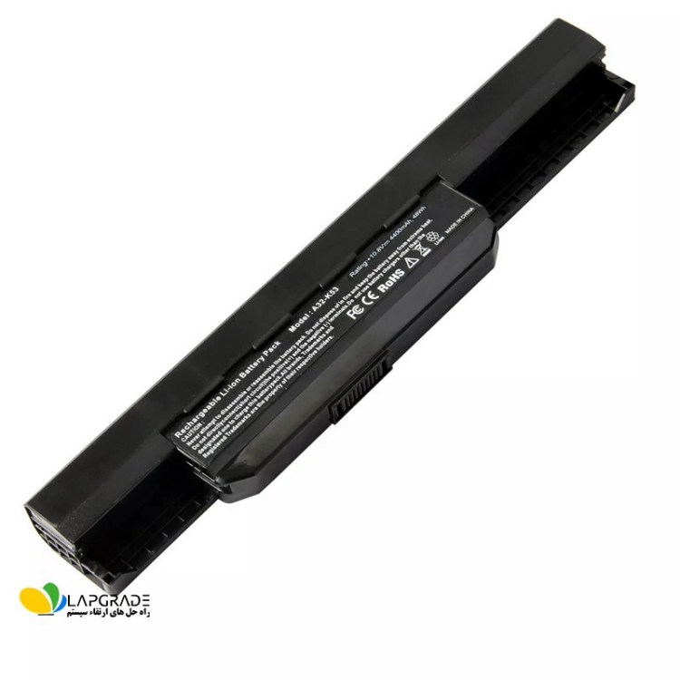 باتری لپتاپ ایسوس 6 سلولی مدل A32-K53 مناسب برای لپتاپ Asus A53 A45 A43 K43 K53 K54 A54 X43 X44 X53