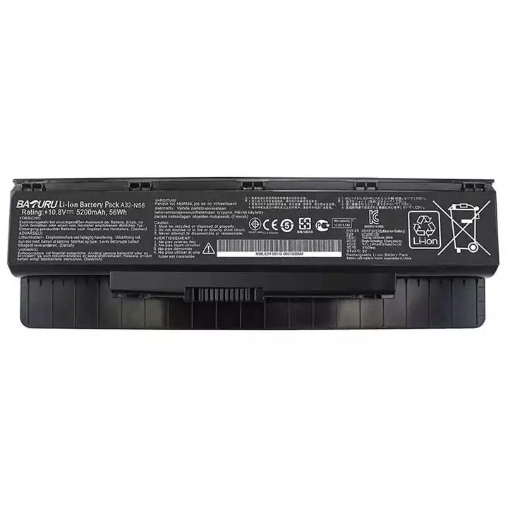 Battery orginal Asus N56 6cell 5200 Black