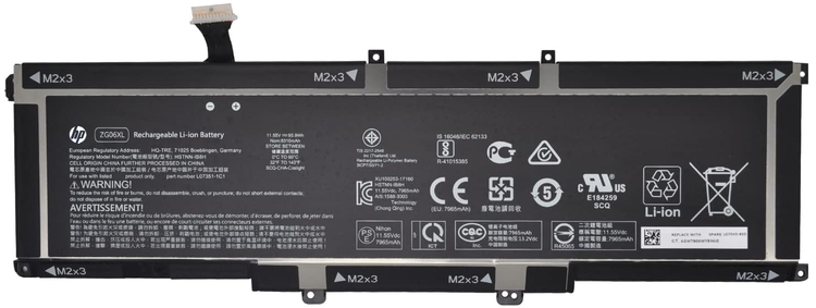 باتری اورجینال لپ تاپ اچ پی HP ZBook Studio G5 ZG06XL