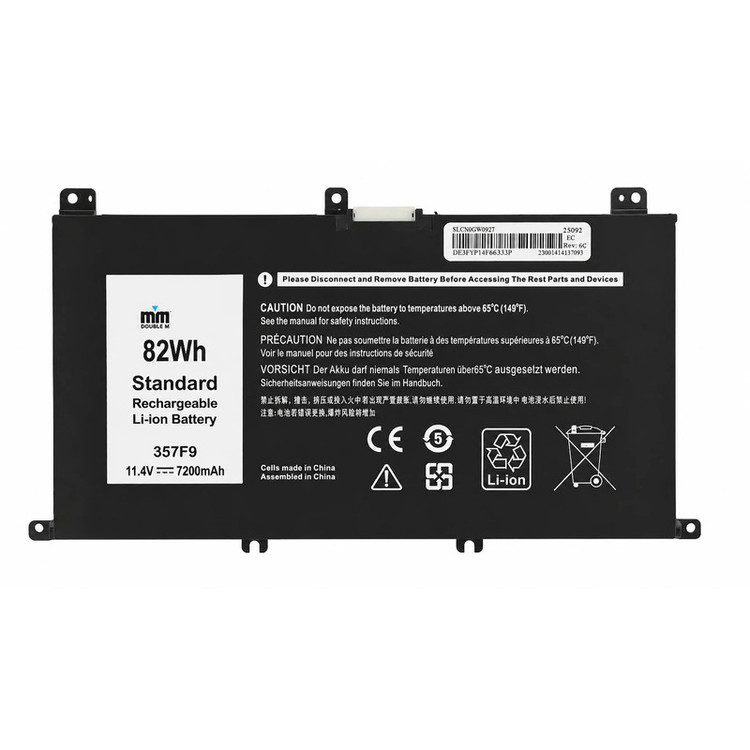 باتری لپتاپ 9 سلولی مدل 357F9 مناسب برای لپ تاپ Inspiron 5577
