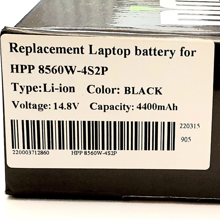 باتری 4 سلولی لپ تاپ مدل VH08 مناسب برای لپ تاپ اچ پی HPP 8560W