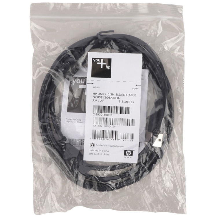کابل افزایش طول USB 2.0 اچ پی مدل C9930 طول 2.9 متر