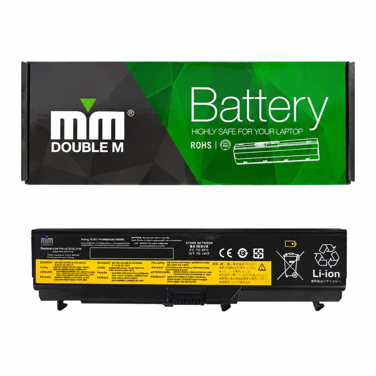 باتری لپتاپ 6 سلولی دابل ام مدل 42T4793 مناسب برای لپ تاپ ThinkPad SL410 SL510